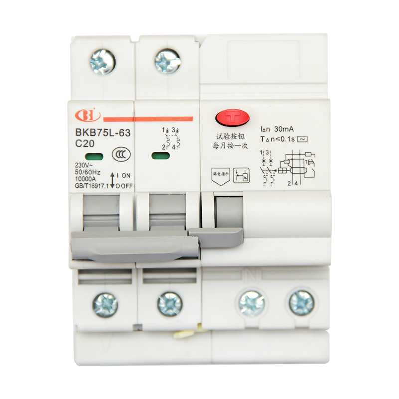 BKB75L-63系列帶殘剩電流掩護小型斷路器